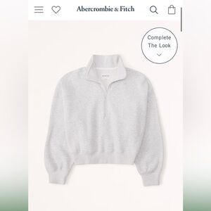 Abercrombie quarter zip sweatshirt. Size Medium